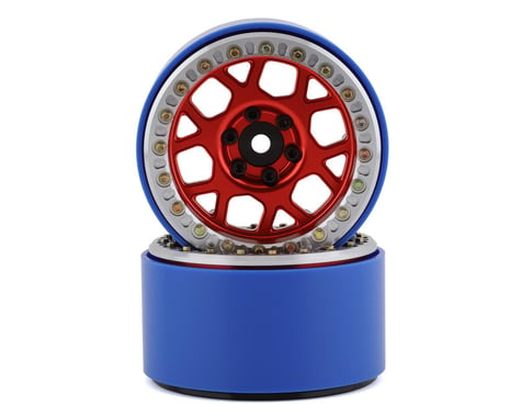 SSD RC 2.2” Boxer PL Beadlock Wheels (Red) (2)