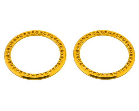 SSD RC 2.2” Aluminum Beadlock Rings (Gold) (2)