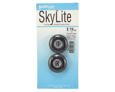 Sullivan 1-3/4" Skylite Super Lightweight Airplane Wheels w/Treads (2)