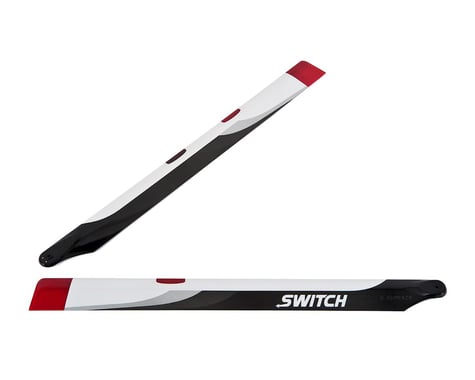 Switch Blades 613mm Premium Carbon Fiber Night Rotor Blade Set (B-Surface)