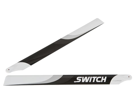 Switch Blades 623mm Premium Carbon Fiber Rotor Blade Set (B-Surface)