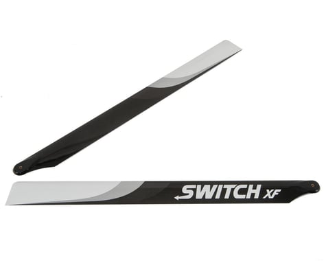 SCRATCH & DENT: Switch Blades 713mm XF Premium Carbon Fiber Rotor Blade Set (Flybarless)