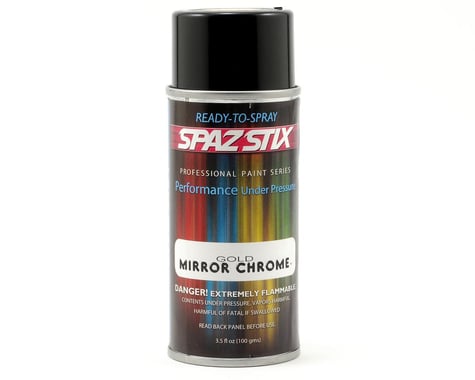 Spaz Stix "Gold" Mirror Chrome Spray Paint (3.5oz)