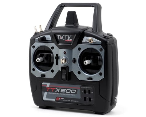 Tactic TTX600 2.4GHz 6-Channel Radios System w/6-Channel Receiver (No Servos)