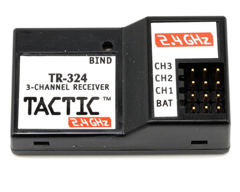 Tactic TR324 2.4GHz 3-Channel Receiver