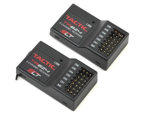 Tactic TR624 6-Channel 2.4GHz SLT Receiver 2-Pack