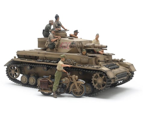 Tamiya 1/35 German Tank Panzerkampfwagen IV Ausf.F North Africa Model Kit