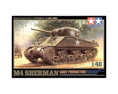 Tamiya 1/48 M4 Sherman Tank-Early
