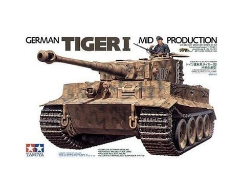 Tamiya Tiger I Mid Production 1/35 Tank Model Kit