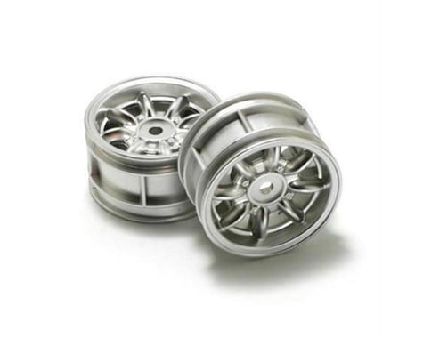 Tamiya M-Chassis Mini Cooper Chrome Wheels (2)