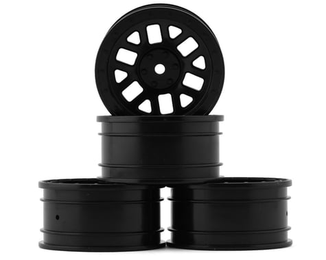 Tamiya CC-02 12-Spoke Off Road Wheels (Black) (4) (Front/Rear)