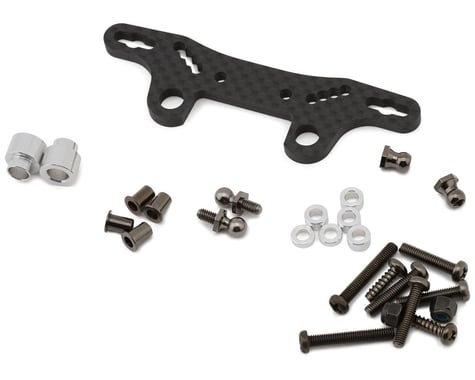 Tamiya TT-02 Carbon Fiber Shock Stay II Assembly Set (Front/Rear)