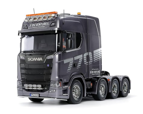 Tamiya 1/14 Scania 770 S 8x4/4 Semi Kit (Gun Metal Edition)