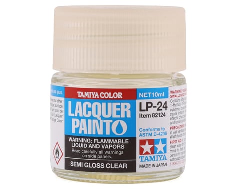 Tamiya LP-24 Semi Gloss Clear Lacquer Paint (10ml)