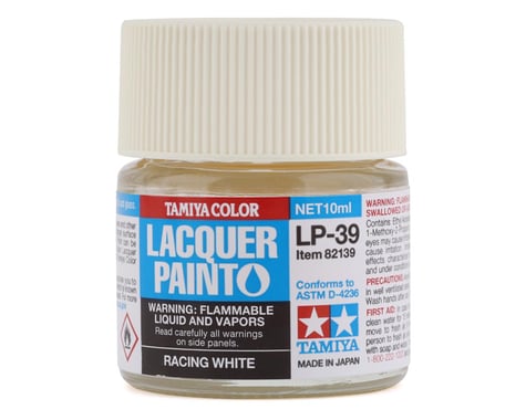 Tamiya LP-39 Racing White Lacquer Paint (10ml)