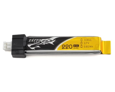 Tattu 1S LiPo Battery 45C (3.7V/220mAh) (1)