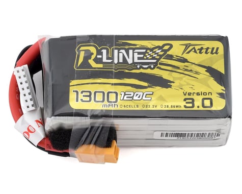 Tattu "R-Line 3.0" 6S LiPo battery 120C (22.2V/1300mAh)