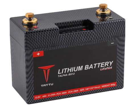 Tattu LiFePO4 4Ah Motorsport Starting Battery (12.8V/4000mAh)