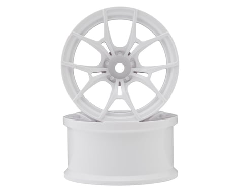 Topline FX Sport Multi-Spoke Drift Wheels (White) (2) (Hard) (6mm Offset)