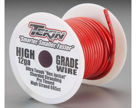 Tekin 12awg Bulk 50' Red