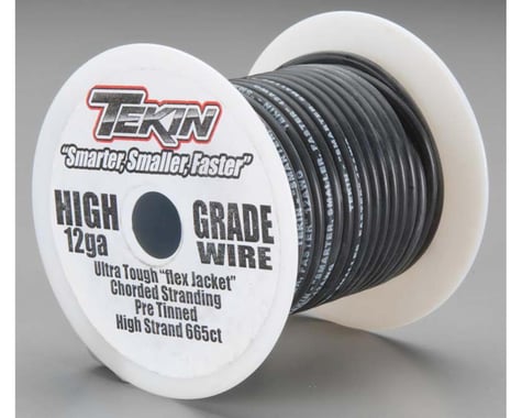 Tekin 12awg Bulk 50' Black