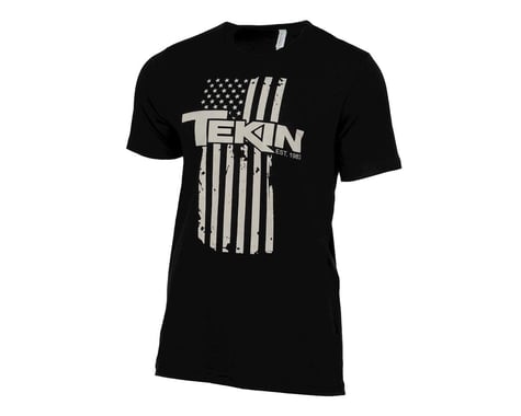 Tekin Operator USA Flag T-Shirt (Black) (M)