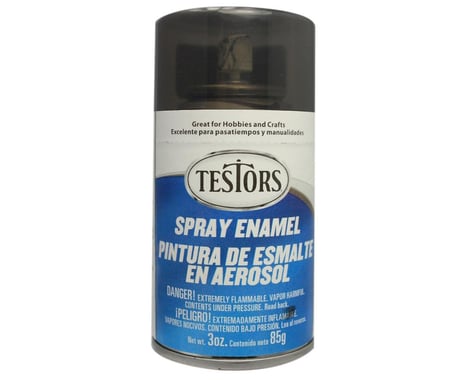 Testors Spray 3 oz Trans Black Window T