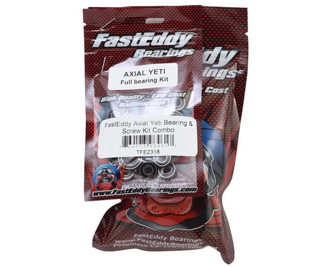FastEddy Axial Yeti Bearing & Screw Kit Combo