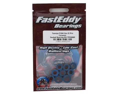 FastEddy Tamiya F104 Ver.II Pro Ceramic Sealed Bearing Kit (TAM58534)