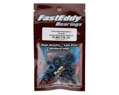 FastEddy Team Associated RC10 SC6.2 Ceramic Sealed Bearing Kit