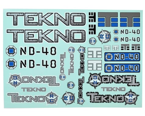 Tekno RC NB48 Decal Sheet