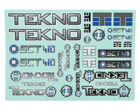 Tekno RC SCT410 Decal Sheet