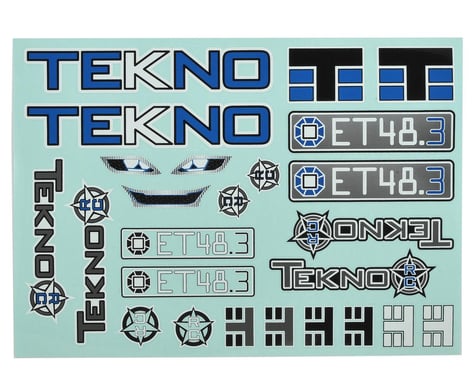 Tekno RC ET48.3 Decal Sheet