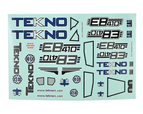 Tekno RC EB410 Decal Sheet
