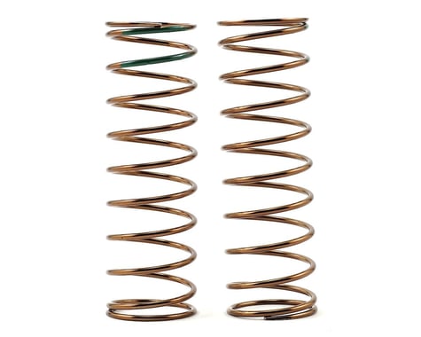 Tekno RC Low Frequency 75mm Front Shock Spring Set (Green - 4.14lb/in)