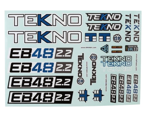 Tekno RC EB48 2.2 Decal Sheet