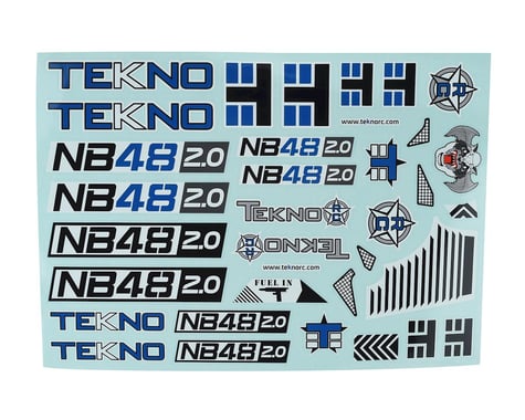 Tekno RC NB48 2.0 Decal Sheet