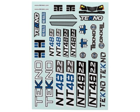 Tekno RC NT48 2.2 Decal Sheet