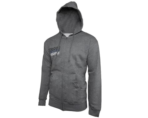 Tekno RC Grey "Stacked" Zippered Hoodie (M)