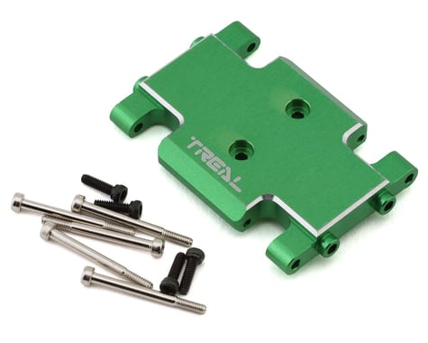 Treal Hobby Axial AX24 Aluminum Skid Plate (Green)