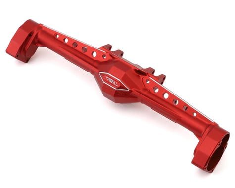 Treal Hobby Axial Capra CNC Aluminum One Piece Rear Axle Housing (Red)