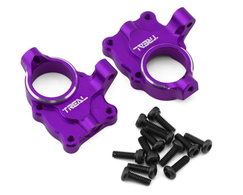 Treal Hobby FCX24 Aluminum Inner Portal Covers (Purple) (2)