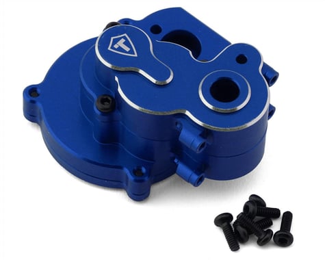 Treal Hobby FCX24 Aluminum Transmission Gear Box Set (Blue)