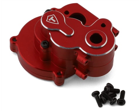 Treal Hobby FCX24 Aluminum Transmission Gear Box Set (Red)