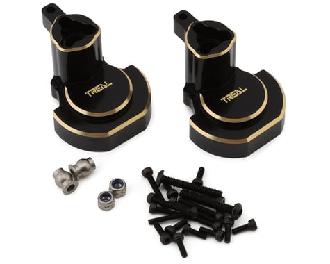 Treal Hobby Redcat Gen8 Brass Rear Inner Portal Covers (Black) (2) (71g)