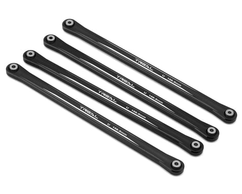 Treal Hobby Losi LMT Aluminum Upper 4-Link Bar Set (Black) (158.5mm)