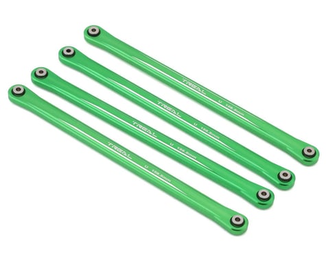 Treal Hobby Losi LMT Aluminum Upper 4-Link Bar Set (Green) (158.5mm)