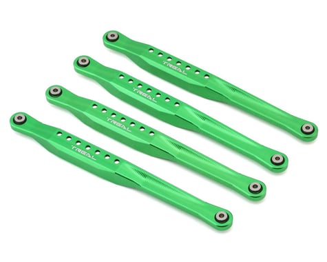 Treal Hobby Losi LMT Aluminum Lower Trailing Arms Link Set (Green) (4)