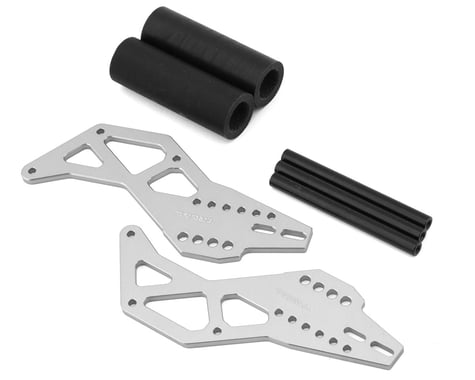Treal Hobby Losi LMT Aluminum Adjustable STD Wheelie Bar (Silver)