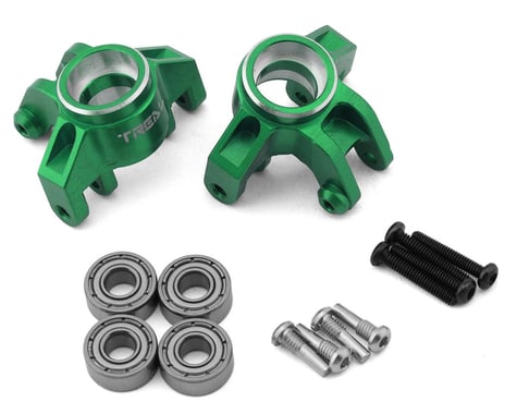 Treal Hobby Losi Mini LMT Aluminum Steering Knuckles (Green) (2)